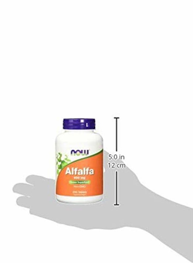now Foods Alfalfa 250 Tablets ( 650mg) - Image 2