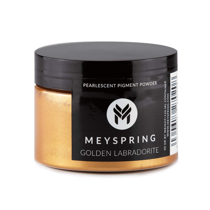 MEYSPRING Golden Labradorite Epoxy Resin Color Pigment 50g Mica Powder for Epoxy Resin