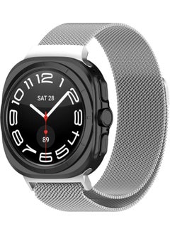 Techmaster Samsung Galaxy Watch 7 Ultra Compatible Metal Mesh Magnetic Strap  - Image 1