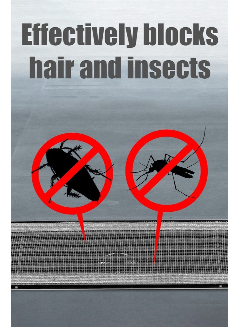 Disposable Drain Hair Catcher, Shower Hair Drain Catcher, Suitable for Shower Drain Cower, Linear Shower Drain (2.76in*33ft, 1 Pack) - Image 4