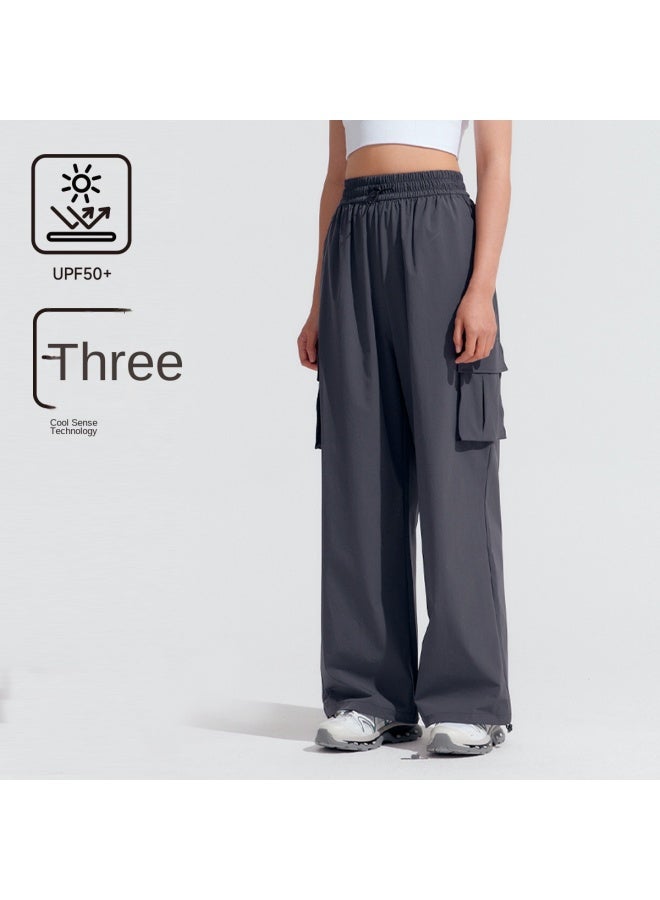 VVC Zero-feel Series Women's Workwear Sun Protection Pants - Lightweight, Breathable, Loose Wide-leg Trousers With Airy Sunscreen Design - Image 4