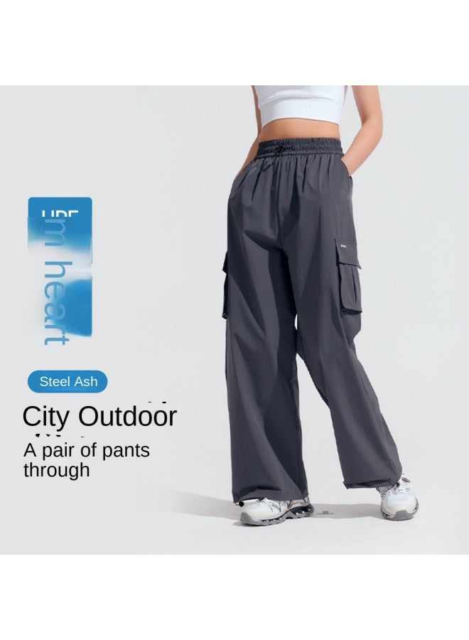 VVC Zero-feel Series Women's Workwear Sun Protection Pants - Lightweight, Breathable, Loose Wide-leg Trousers With Airy Sunscreen Design - Image 2