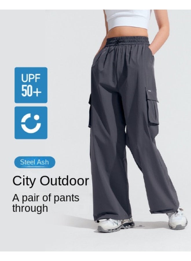 VVC Zero-feel Series Women's Workwear Sun Protection Pants - Lightweight, Breathable, Loose Wide-leg Trousers With Airy Sunscreen Design - Image 1