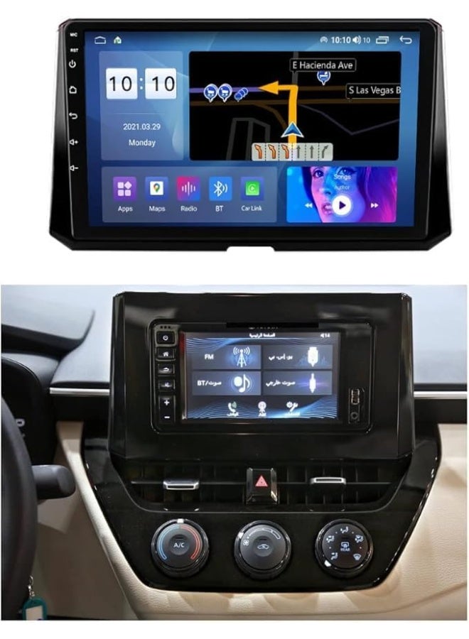 Android 14 for Toyota Corolla 2018 2019 2020 Car Radio Multimedia Video Player GPS Navigation Carplay Auto Stereo DSP Head Unit (Screen with all accessories frame, cables and tools) - Image 3