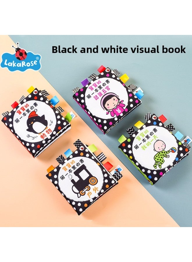 LakaRose Chinese And English Traditional Cloth Book Early Education Cognitive Label Cloth Book 0-year-old Baby Book Enlightenment Toy-Color:Shape Recognition (traditional Chinese) - Image 5