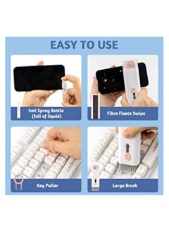 Dream Zone Upgrade Multifunctional 7 in 1 Electronic Cleaner Kit to Provide Superior Cleaning Performance for Your Mac iPad iPhone Computer and Airpods Charging Box Effectively Clean Your Electronics  - Image 4