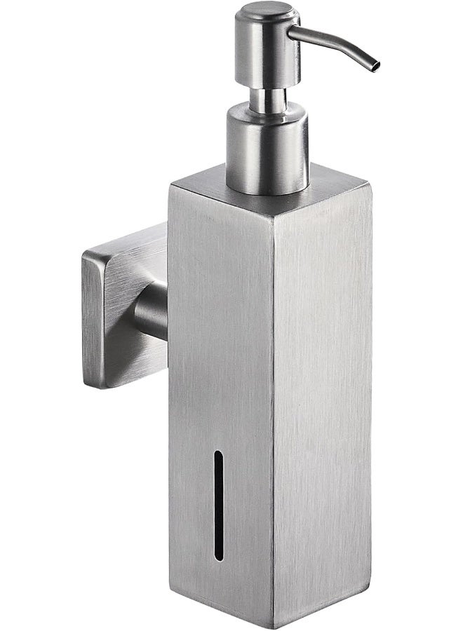 BRIMIX BRIMIX Wall Mounted Soap Dispenser Stainless Steel 304 Hand Wash Liquid Soap Dispenser (Brushed)  - Image 1