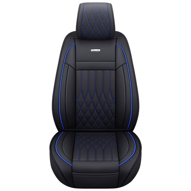 Aierxuan Customized for Chevrolet Chevy Silverado GMC Sierra Car Seat Covers Front Pair with Waterproof Faux Leather 20072025 1500  2500HD  3500HD Crew Double Extended Cab Pickup Truck