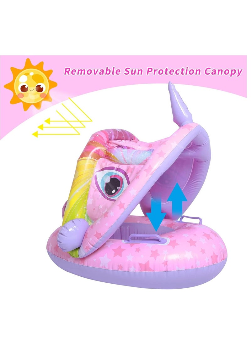 Generic Tanda Baby Float with Swimming Chair, Inflatable Baby Pool Toy, Baby Swimming Ring, Inflatable Swimming Aid for Kids - Sea - Summer  - Image 2