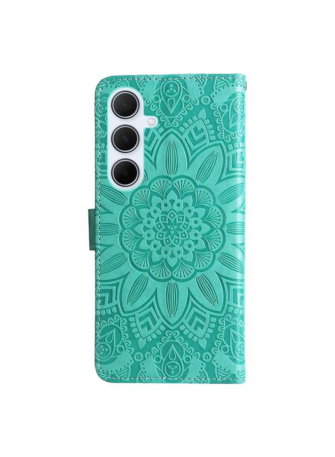 S-TOP Case For Samsung Galaxy A36 5G / A56 5G Embossed Sunflower Leather Phone Case - Image 3
