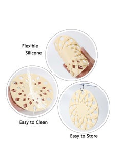 Excefore 6 Pack Trivet Mat for Hot Dishes, Silicone Pot Holders Trivets, Portect Your Table and Countertop, Suitable for Pots, Pans, Table,Countertop  - Image 3