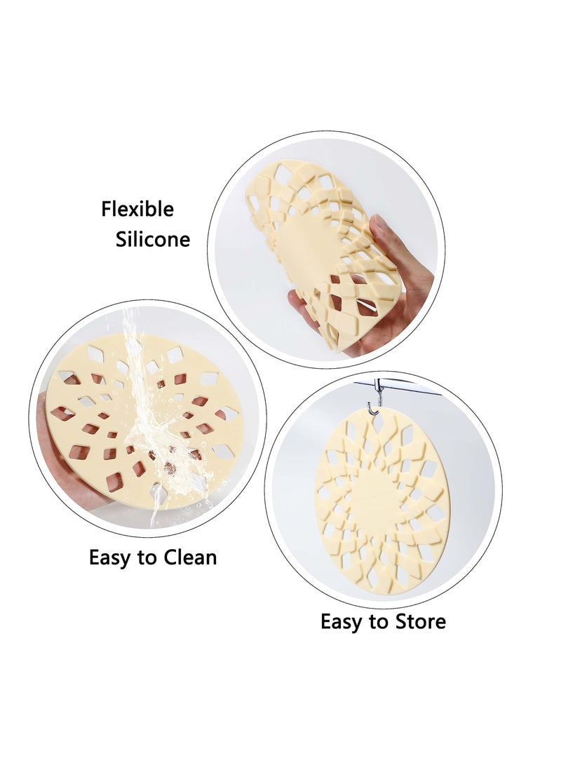 Excefore ٦ عبوات حصيرة تريفيت للأطباق الساخنة، حوامل قدر سيليكون، حماية لطاولتك ورخامة المطبخ، مناسبة للقدور، المقالي، الطاولة، الرخامة - Image 3