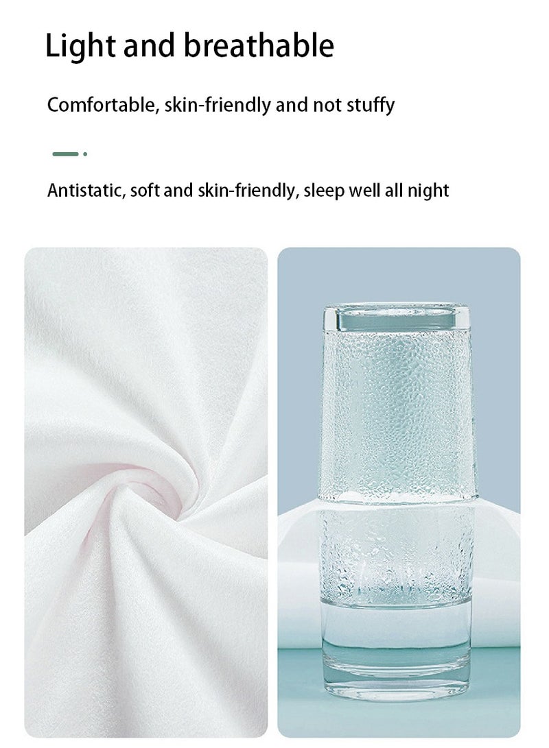 Disposable Four-Piece Bedding Set with Quilt Cover Pillowcase Sheet Vacuum Packaging Suitable for Hotels and B&bs Non-woven Travel Supplies Cover - Image 3