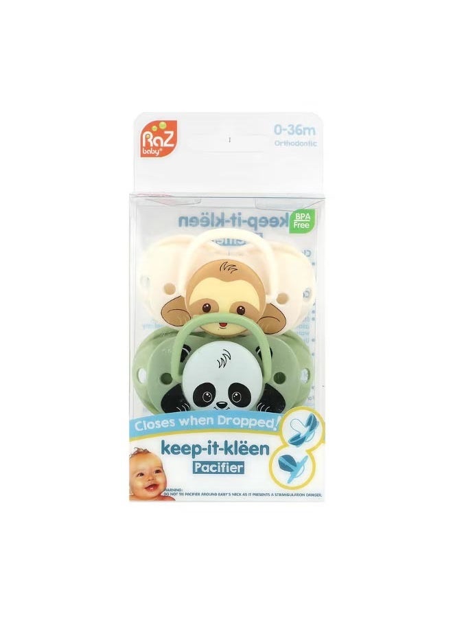 Keep It Kleen Pacifier 0 36m  Sloth and Panda 2 Pacifiers - pzsku/ZFF19848652FC48097AEBZ/45/_/1711377537/4469f6ee-707e-4b26-a2e3-b32329e37eb0