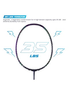 Apacs Asgardia Lite 73g Ultra Light Unstrung Badminton Racket | 35LBS Tension | Extra Slim Shaft | High Modulus Japanese Graphite |  For Smash & Speed Play  - Image 3