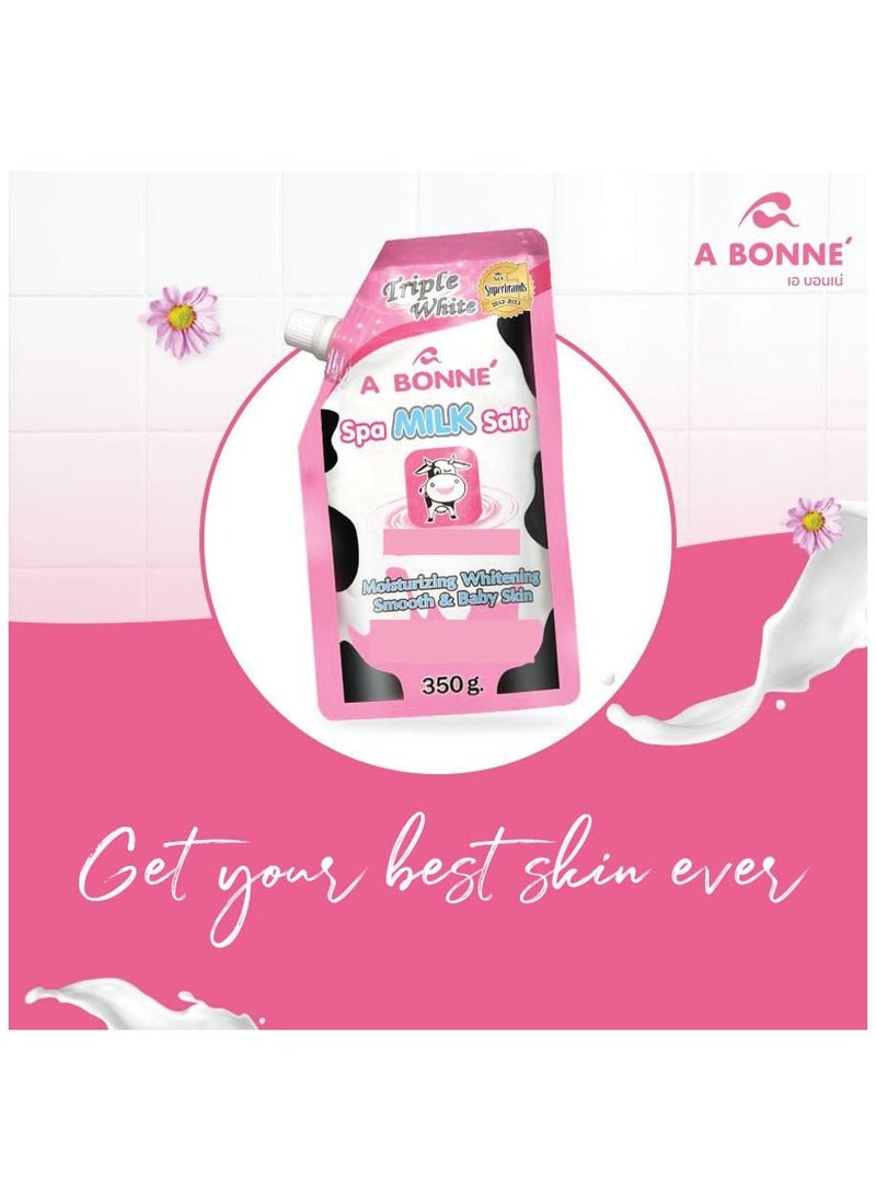 Bonne - Spa Milk Salt Moisturizing Multicolour 350g - Image 1