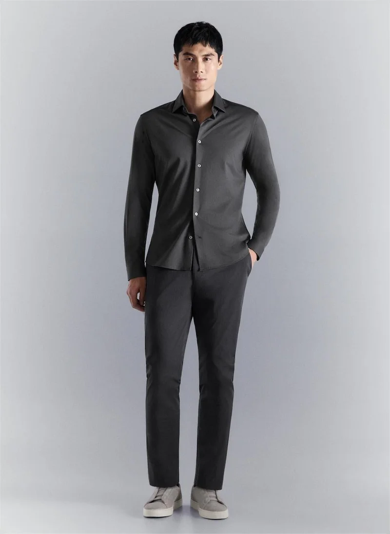Mango Man  Comfort stretch non-iron shirt for Men | Best Price UAE