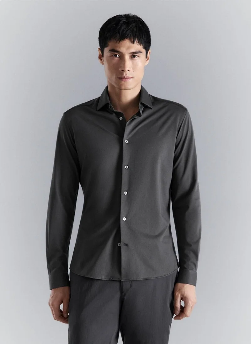 مانجو مان Comfort stretch non-iron shirt