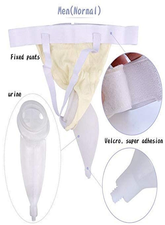Designeez® Urine Collector Bag Breathable Adjustable Reusable Spill Proof Urinal Incontinence Complete Set For Elderly Men/Patient - Pack-1 - Image 3
