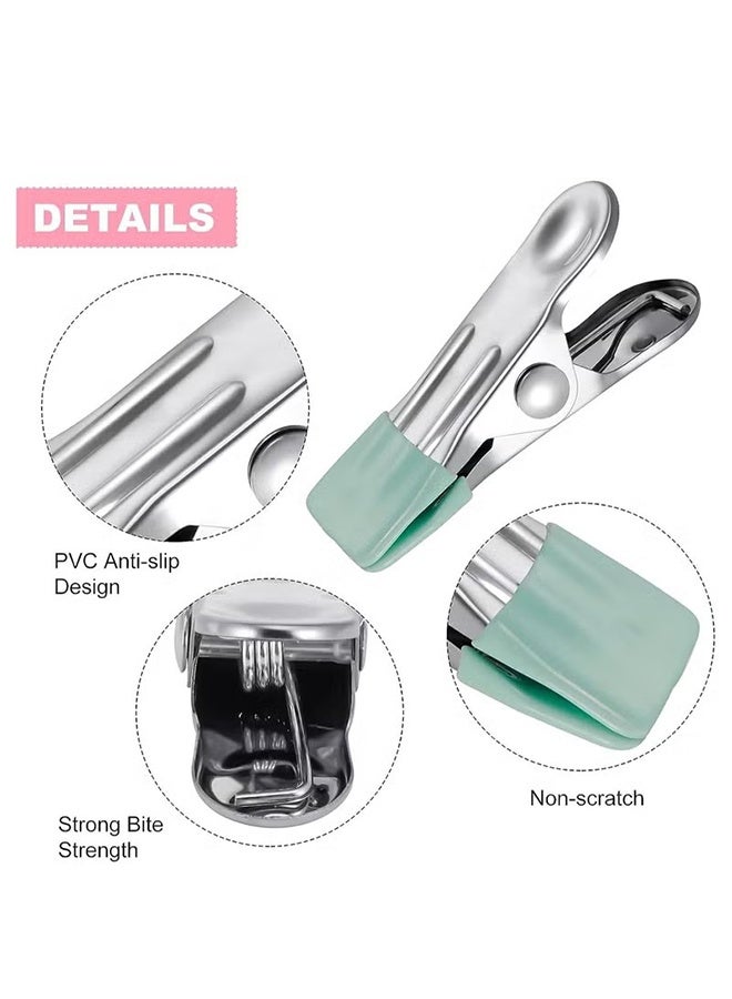 واي جيه 20 قطعة مشابك غسيل من الفولاذ المقاوم للصدأ مشابك الملابس للجواريب والملابس الداخلية والطعام والتغليف والصور - Image 3