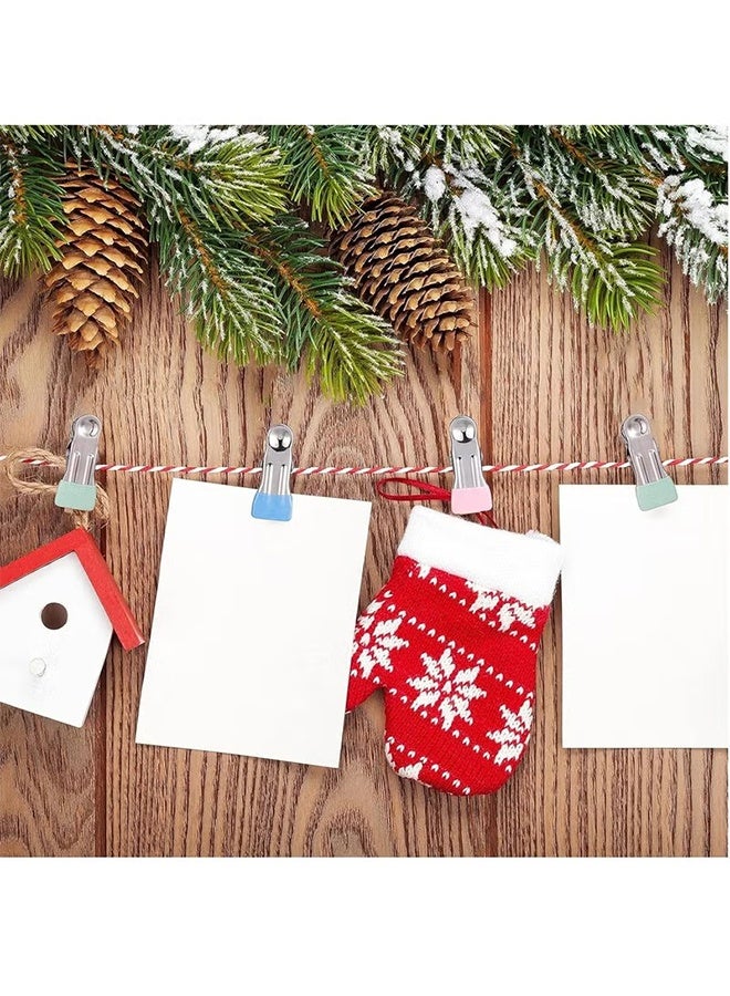 واي جيه 20 قطعة مشابك غسيل من الفولاذ المقاوم للصدأ مشابك الملابس للجواريب والملابس الداخلية والطعام والتغليف والصور - Image 5