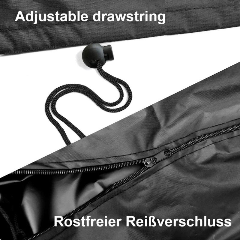 Outdoor Umbrella Cover 210D Oxford Cloth - Weatherproof UV Protection Cover for Patio Garden Outdoor Use - Image 4