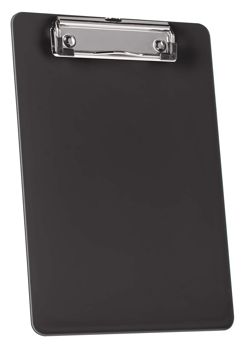 Acrimet Clipboard Memo Size A5 (9 1/4â€ x 6 5/16â€) Low Profile Clip (Plastic) (Black Color) (3 Pack) - Image 3