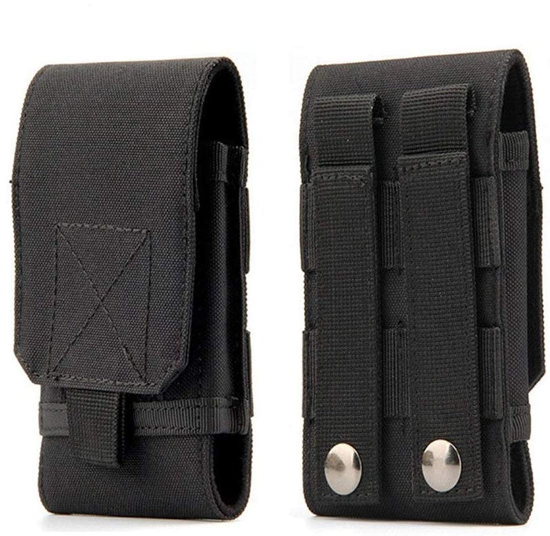 Styxon Army Camo Molle Bag for Mobile Phone Belt Pouch Holster Cover Case, 16.5 X 9.5 X 2.5 cm, Black - Image 3