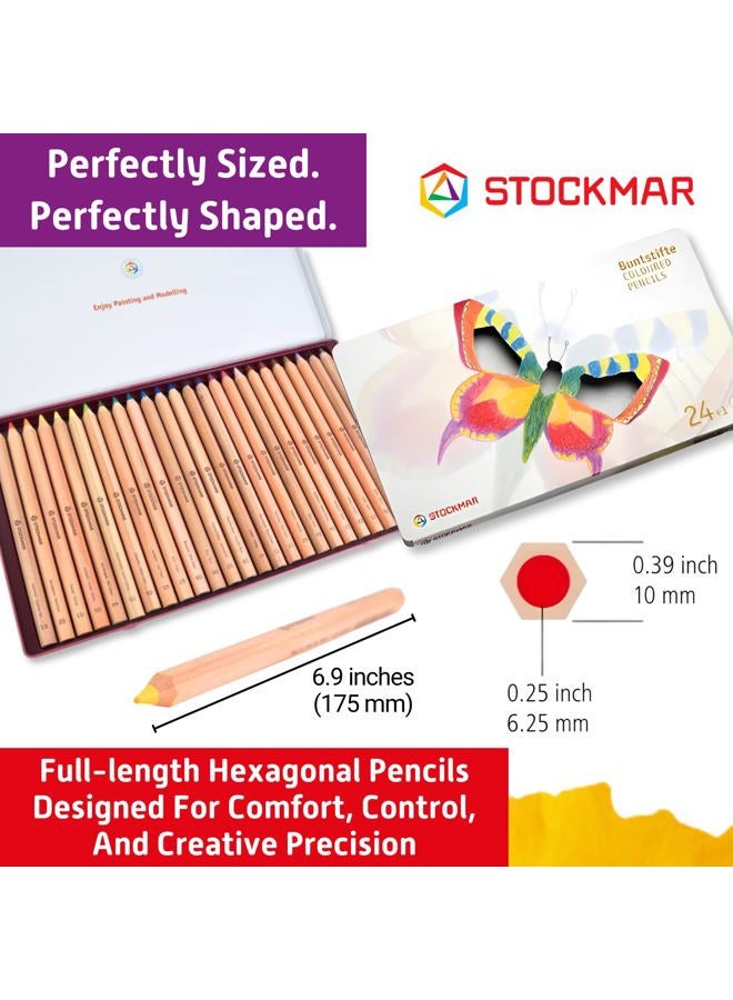 Stockmar Colored Pencils Hexagonal 24 Colors + 1 Graphite Pencil - Image 3