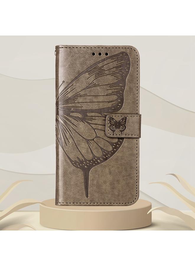 S-TOP Case For OPPO Realme 9i Embossed Butterfly Leather Phone Case - Image 2