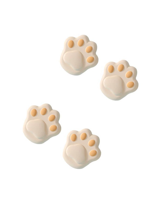 INSENSE Table corner stickers, children's silicone protection, table corner design, to prevent collision, protect sharp corners from impact, equipped with anti-collision tape and cat claw anti-collision corner, 4-piece set - Image 2