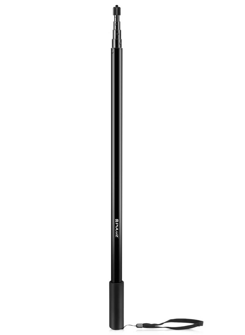 بولوز عصا سيلفي PULUZ بطول 3 أمتار لـ Insta360 One RS / X2 / X3 – تلسكوبي من سبيكة الألمنيوم 65.5–300 سم - Image 2