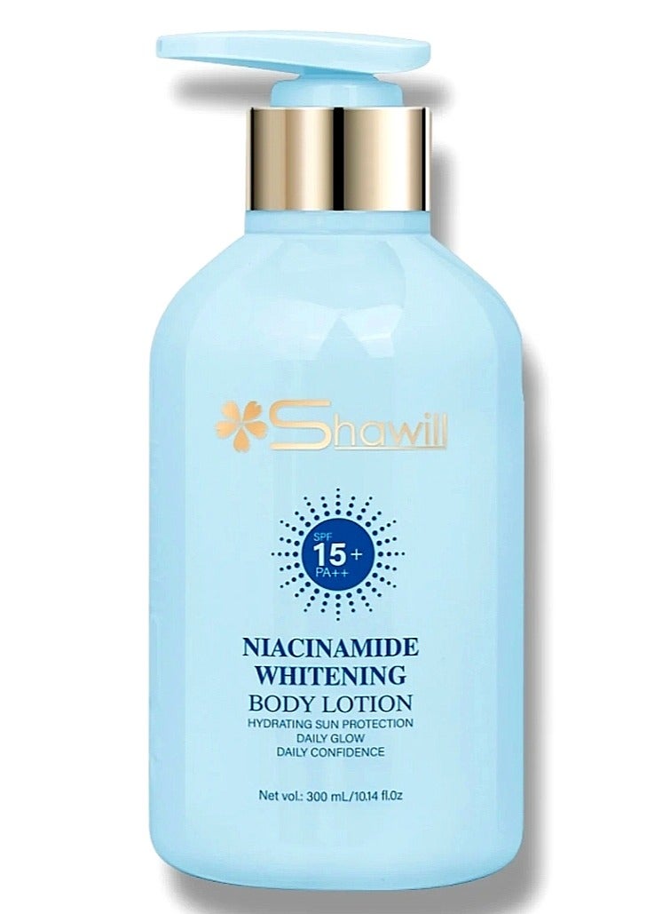 Shawill Niacinamide Whitening Body Lotion SPF 15+ PA ++ - 300ml - Image 1