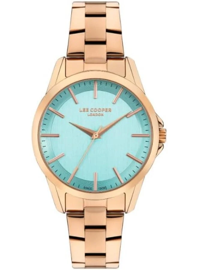 Lee Cooper Lee Cooper Women's Watch, Analog Display and Metal Strap - LC07923.490, Rose Gold