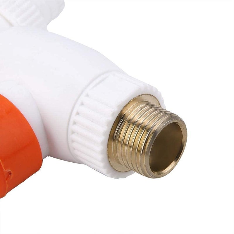 BATH GURU Plastic Heavy Duty White Turkey Nozzle Bib Cock Tap for Bathroom Kitchen & Garden (Pack of 12) - Image 2