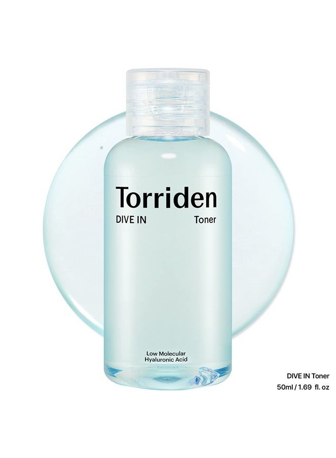 Torriden DIVE-IN Trial Kit, Hyaluronic Acid Infused Daily Skincare Kit - 4 Step Regimen with Foam Cleanser, Facial Toner, Serum, and Cream | Vegan, Hypoallergenic Korean Skin Care - Image 3