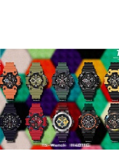 T5 T5 Mens Chronograph Silicone Strap Watch H4011G  - Image 3