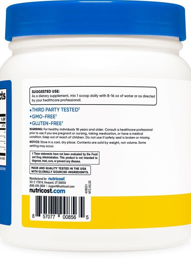 Nutricost BCAA Powder (Pineapple, 60 Servings) - Optimal 2:1:1 Ratio - Image 4