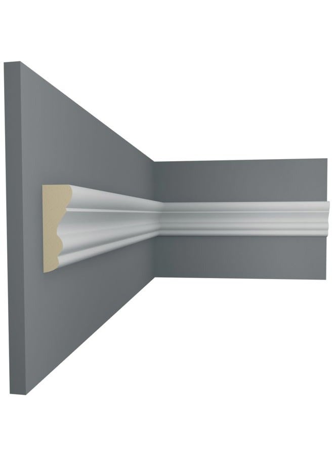Ekena Millwork PML02X00OX 2" H x 5/8" P x 94 1/2" L قوالب أوكسفورد، مطلية بالأساس - Image 5