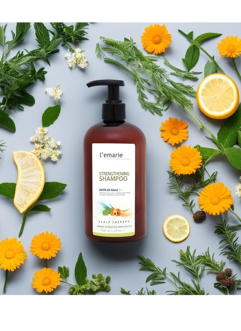 L'emarie L'emarie Hair Growth Shampoo: Thicken, Strengthen, Regrow Hair & DHT Blocker| Advanced Formula w/Pea Peptide, Biotin & Saw Palmetto | Anti-Hair Loss & Itchy Scalp Relief | For Men & Women  - Image 2