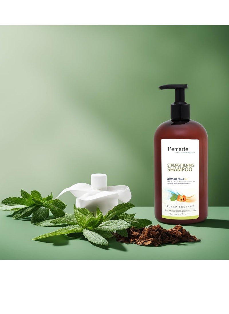 L'emarie L'emarie Hair Growth Shampoo: Thicken, Strengthen, Regrow Hair & DHT Blocker| Advanced Formula w/Pea Peptide, Biotin & Saw Palmetto | Anti-Hair Loss & Itchy Scalp Relief | For Men & Women  - Image 4