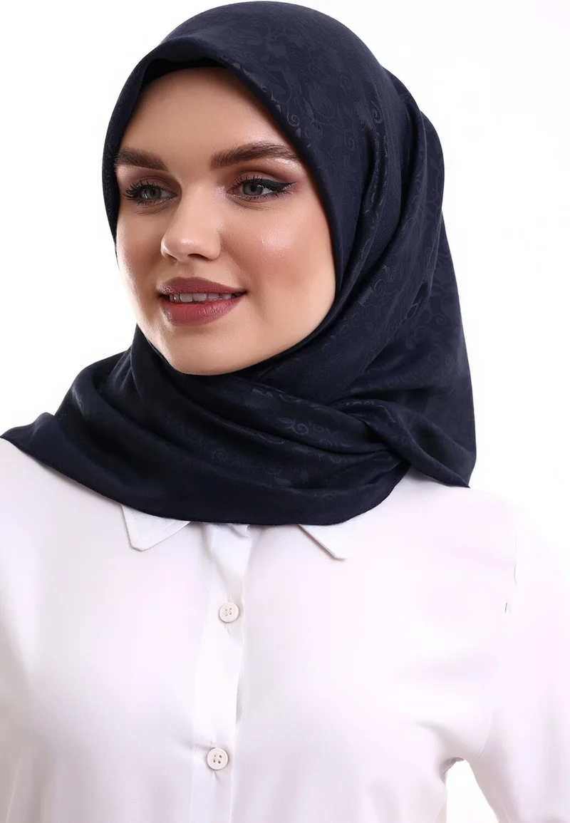 ايهفان اونلاين Kofra Patterned Head Scarf - Black
