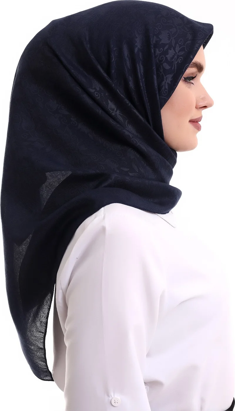 ايهفان اونلاين Kofra Patterned Head Scarf - Black