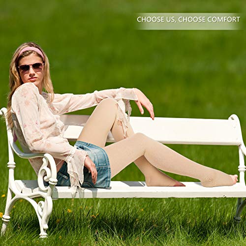 Athbavib Medical Compression Pantyhose for Women & Men, 20-30mmHg Compression Stockings - Image 5