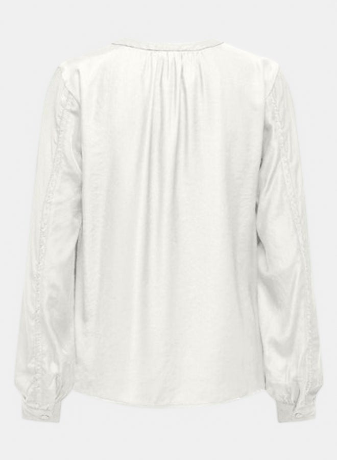 ONLY ONLY Womens Pam Melva Longsleeve Detail Top - Image 2
