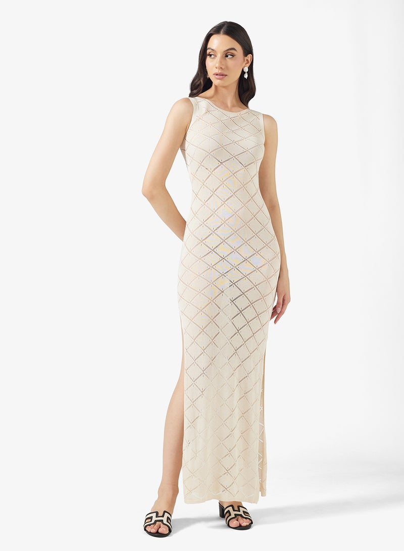 ELLA Crochet Beach Dress - Image 4