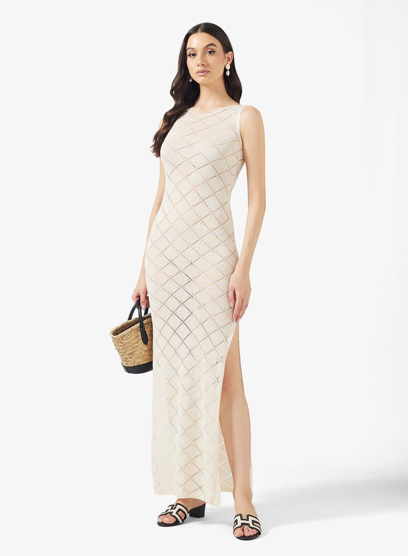 ELLA Crochet Beach Dress - Image 1