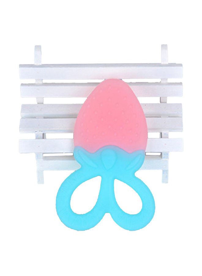 NIBEMINENT Strawberry Shape Food Grade Infant Teether - Image 2