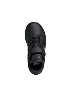Adidas Adidas Star Wars Grand Court 2.0 El C Black Tennis Shoes For Kids Unisex 10K  - Image 3