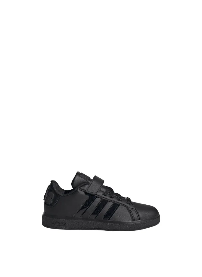 Adidas Adidas Star Wars Grand Court 2.0 El C Black Tennis Shoes For Kids Unisex 10K